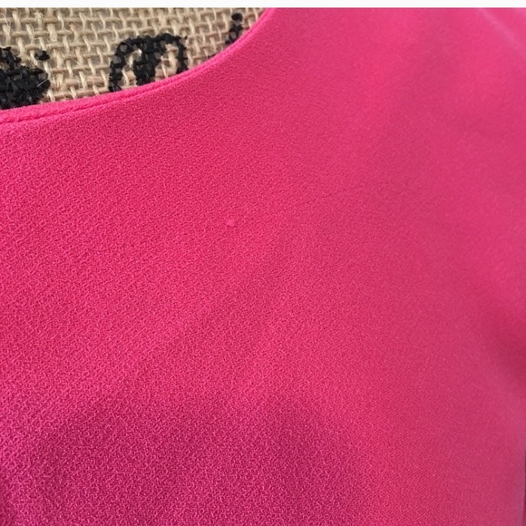 Banana Republic Dress Flutter Sleeve Pink Size 0 - Picture 4 of 5